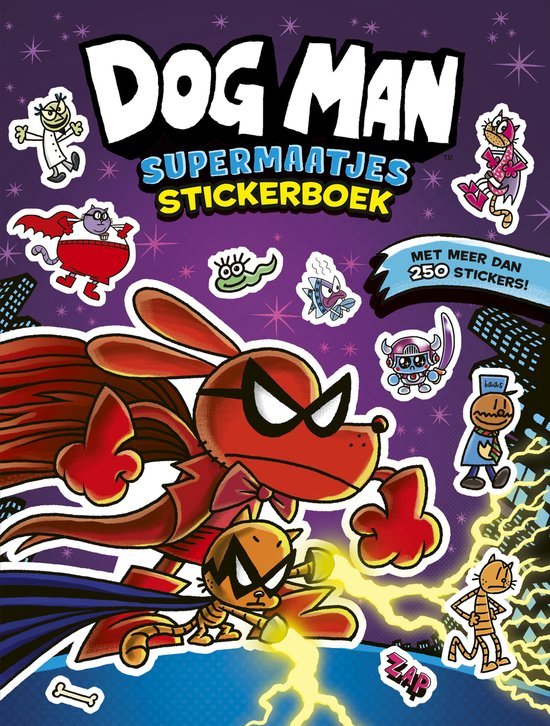 DOG MAN SUPERMAATJES STICKERBOEK - 9789493474444 - 1617444