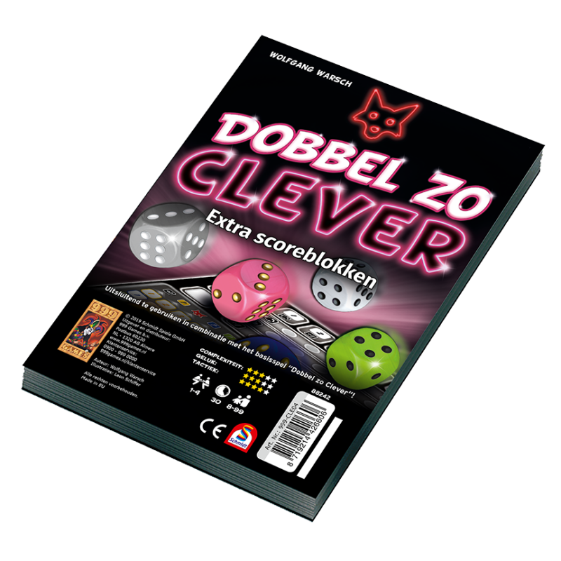 DOBBEL ZO CLEVER SCOREBLOKKEN 2 STUKS - 999 cle04 - 999-CLE04