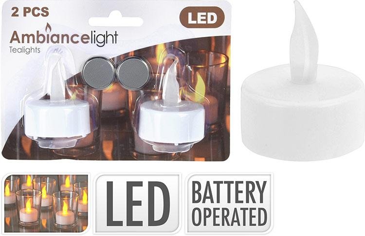 WAXINEKAARSJE LED 2X (INCL BATTERIJEN) - Ax5990000 composition 001 20 05 20  - 0025135