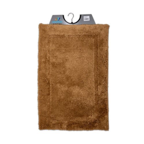 BADMAT 60X100 CM ACRYL TAUPE UNI 3891-1 - Badmat uni taupe 60x90cm - 63-2