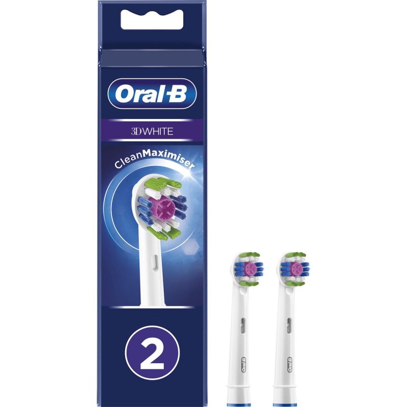 ORALB OPZETBORSTEL 3DW 2CT WHITE - Borstels - 221650