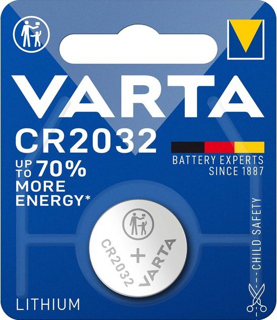 VARTA KNOOPCEL CR2032 3V LITHIUM - Cr 2023 - *0010084344