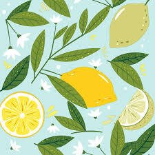 DUNI SERVETTEN LEMON TREE 33X33CM - Duni servet 33x33cm lemon tree - *0010261012