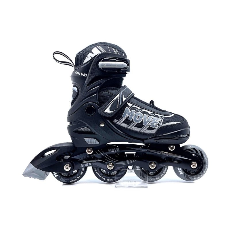 MOVE INLINE SKATE FAST UNI 31-33 ZWART - Fast uni 1 2 - *0010198372