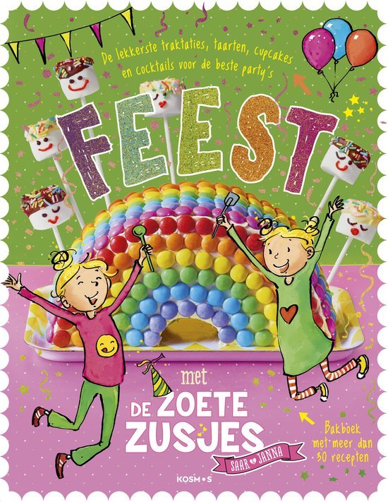 BOEK FEEST MET DE ZOETE ZUSJES BAKBOEK - Feest zz - 655-8311