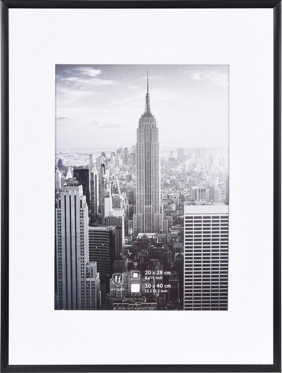 HENZO FOTOLIJST MANHATTEN ZWART 30 X 40 - Manhat - 8140508