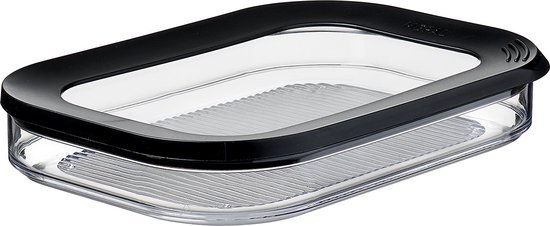 MEPAL MODULA VLEESWARENDOOS 1LAAG -ZWART - Mepal modula vleeswarendoos 1laag zwart 1 - 106937040400