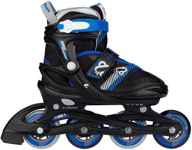 NIJDAM SKATES VERSTELBAAR GO 33-36 ZWART - N20aa03 1 1 - N20AA03A