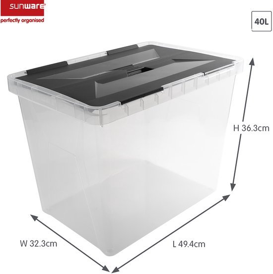 SUNWARE OPBERGBOX ONYX 40 LITER - Onyx 40 - *0010250011