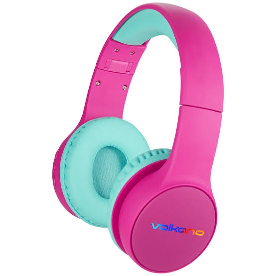 KOPTELEFOON BLUETOOTH VOLCANO KIDS PINK - Optelefoon bluetooth volkano kids db switch roze - 690-9605