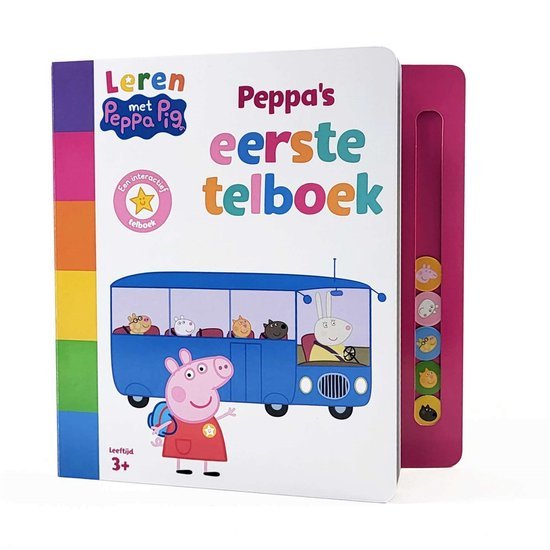 PEPPAS EERSTE TELBOEK 3+ - Peppa 1 - 1297310