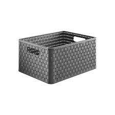 ROTHO DESIGN MAND 18 LTR ANTRACIET - Rotho groot - *0010188340