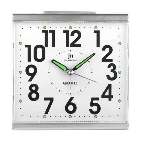 WEKKER JUST A MINUTE ROBUUST ZILVER - Sveglia quarzo mov sincro silver - JA7090S