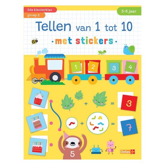 DELTAS TELLEN VAN 1 TOT 10 MET STICKERS - Tellen - 0642460