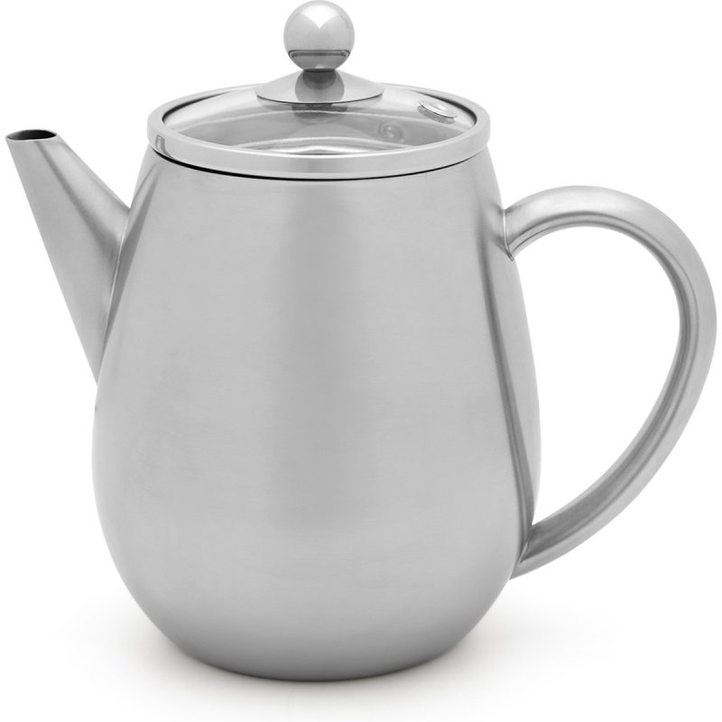 BREDEMEIJER EVA THEEPOT 0,5 LITER GLANZE - Theepot zilver - *0010252141