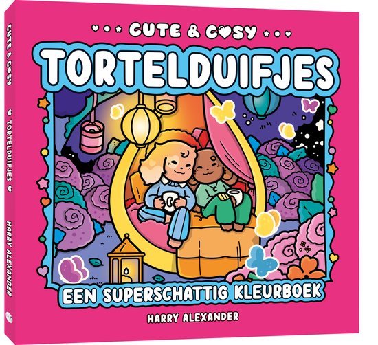 CUTE &amp; COSY TORTELDUIFJES KLEURBOEK - Tortelduif - *0010260724