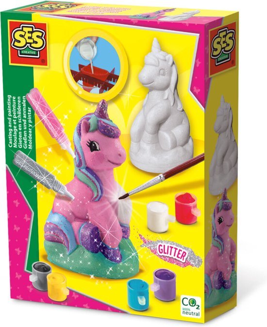 SES GIPS GIETEN EENHOORN GLITTER - Unicorn - 01299