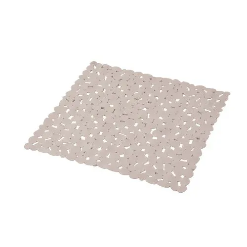 DOUCHEMAT ANTI SLIP PURE TAUPE 52X52CM - Wicotex douchemat antislip voor douche taupe 52x52 - *0010251984